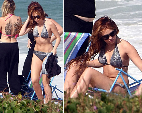 rio miley Miley Cyrus al mare con la mamma Tish