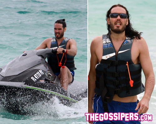 russellbrandmoto Russell Brand si diverte a Miami