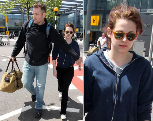 stewartlondra Kristen Stewart atterra a Londra