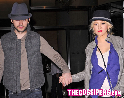 xstina matthew1 Christina Aguilera felice con Matthew