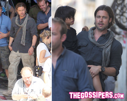 brad pitt malta Brad Pitt a Malta per le riprese di World War Z