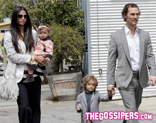 matthew messa Matthew McConaughey a messa con la famiglia