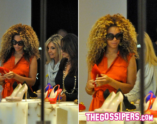 beyonce Shopping da Selfridges per Beyoncé
