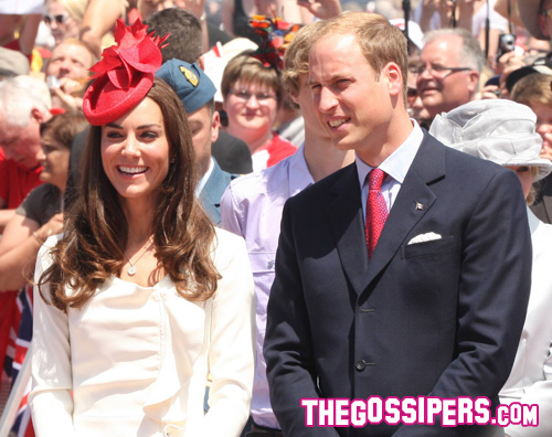 william kate William e Kate festeggiano i 144 anni del Canada