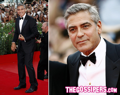 george clooney venezia George Clooney e Evan Rachel Wood sul red carpet a Venezia