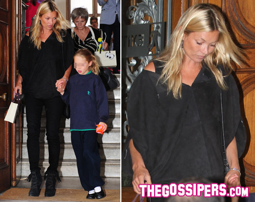 kate moss figlia Look naturale per Kate Moss