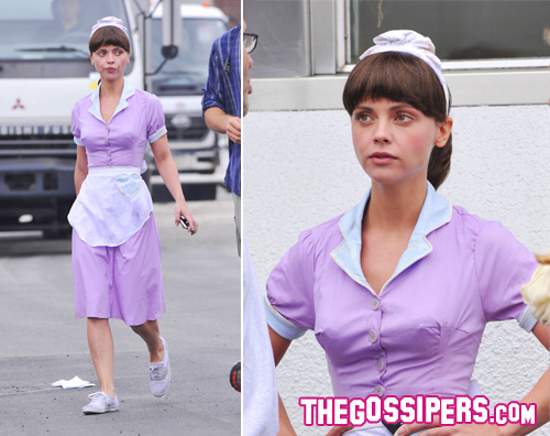 ricci-set ricci set Christina Ricci è un hostess in Pan Am