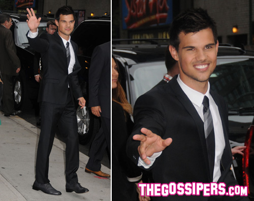 taylorino Taylor Lautner ospite da David Letterman