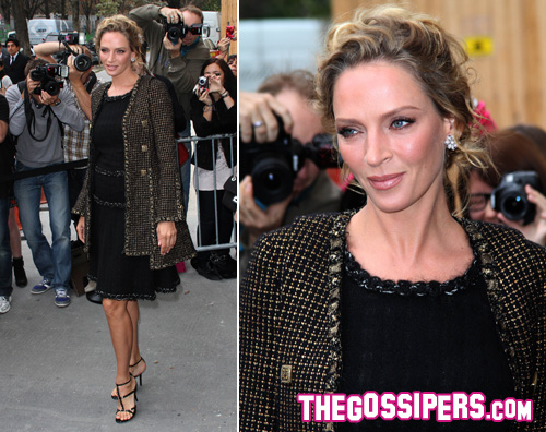 uma-thurman-chanel uma thurman chanel Uma Thurman a Parigi per Chanel