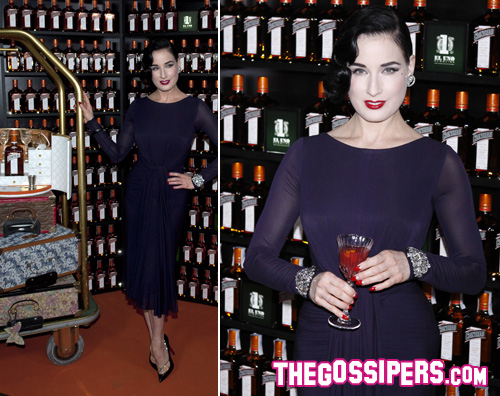 vonteese Dita Von Teese presenta il suo minibar