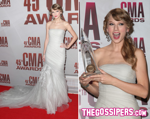cma swift Taylor Swift trionfa ai Country Music Awards 2011