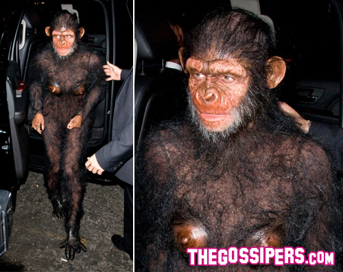 klumscimmia Heidi Klum stupisce ancora e diventa una scimmia!