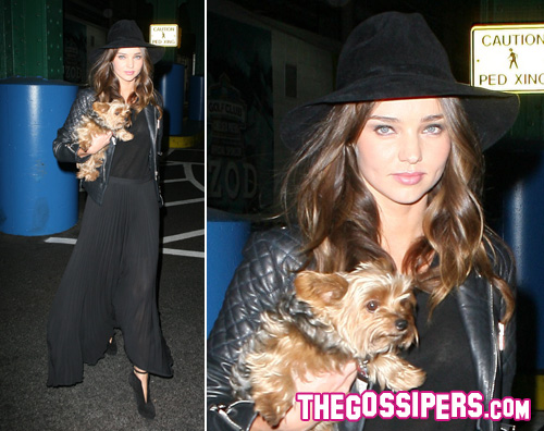 miranda kerr cane Miranda Kerr a spasso con il cagnolino