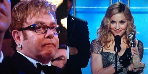 381410 353020804725329 108157872544958 1366240 390063681 n 500x250 Madonna vince ai Golden Globes. Elton John rosica.