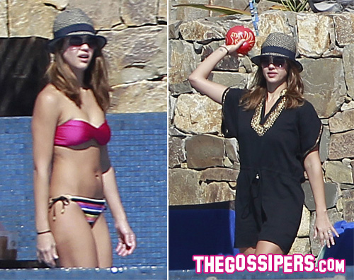 cabo jessica Jessica Alba in bikini sotto il sole di Cabo