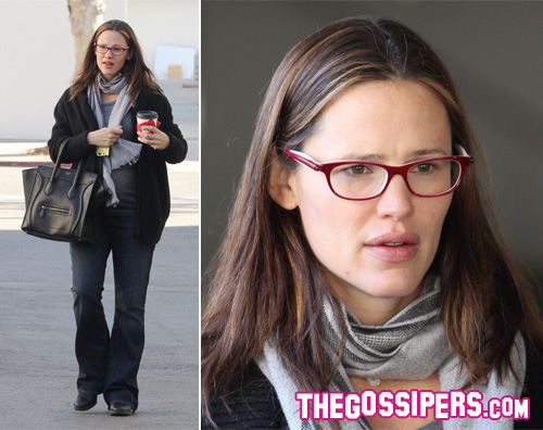 jennifer visita Jennifer Garner felice accanto al suo Ben