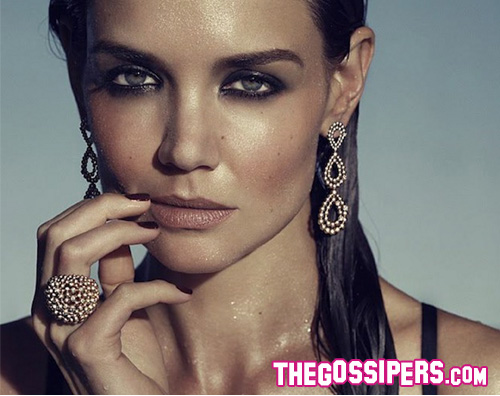 katiecopertina Katie Holmes senza veli per la campagna H. Stern