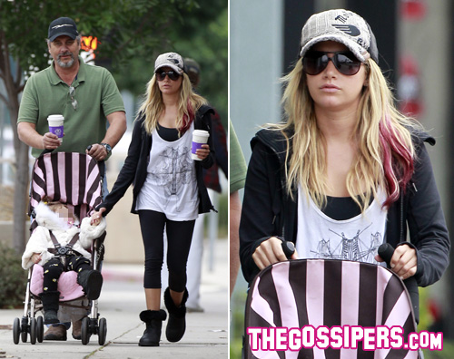 ashley bimba Passeggiata in famiglia per Ashley Tisdale