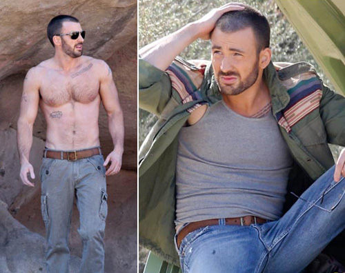 chris evans wow2 Chris Evans mostra i muscoli per un photoshoot