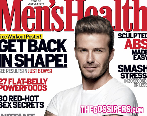 david beckham mens health David Beckham in forma a 36 anni