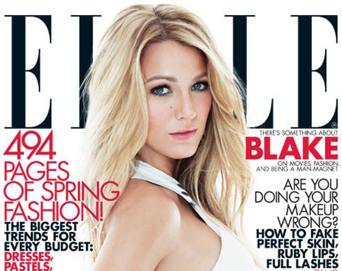 elle blake Blake Lively in copertina su ELLE