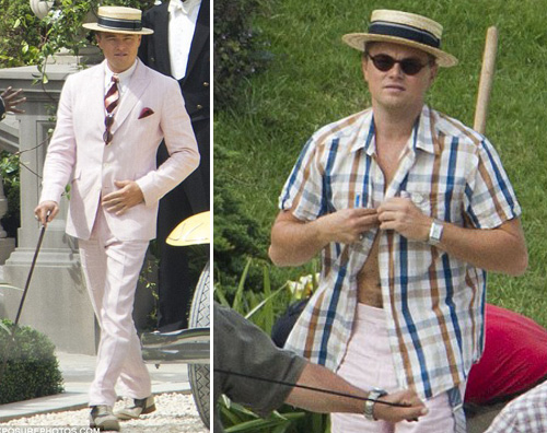 gatsby2 Leonardo di Caprio sul set de Il grande Gatsby