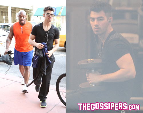 joe palestra Joe Jonas si allena a Miami