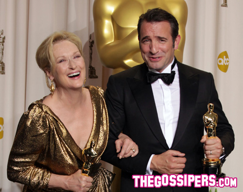 oscar meryl Gli Oscar 2012 vedono il trionfo di The Artist