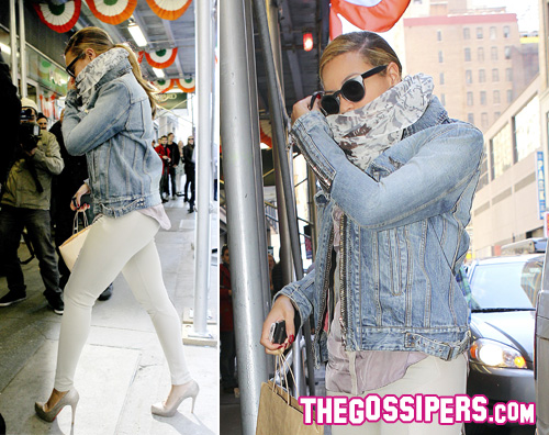 beyonce Beyoncé in incognito a New York