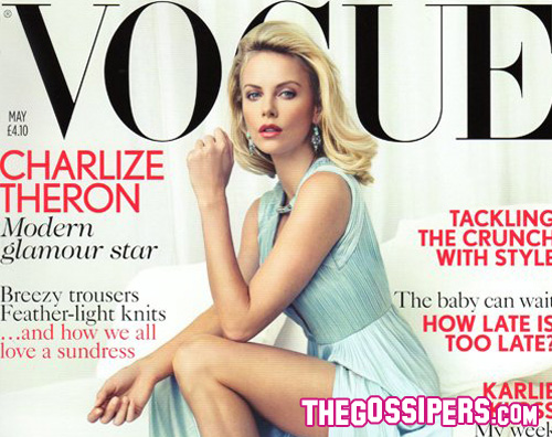 charlize vogue copertina Charlize Theron protagonista di Vogue UK