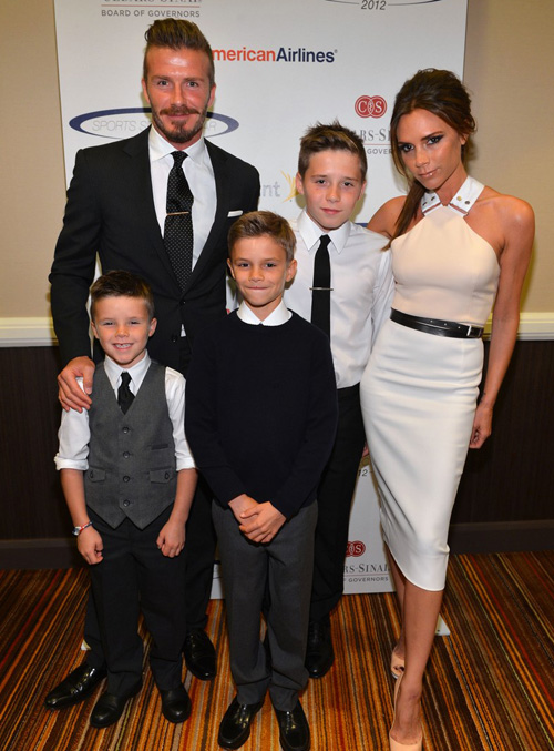 beckham2 Debutto sul red carpet per Brooklyn Beckham