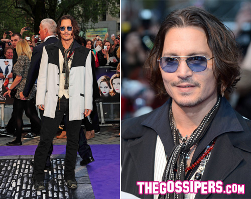 depp londra Johnny Depp porta Dark Shadows in Europa