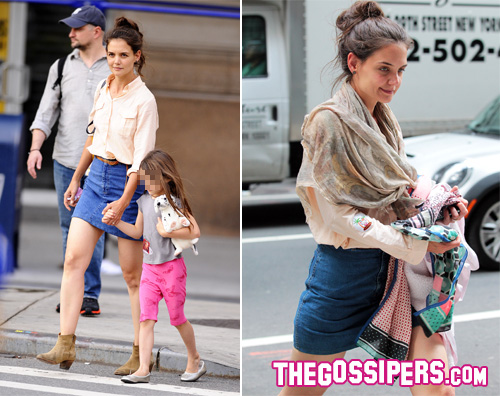 katie holmes Katie Holmes a spasso con Suri