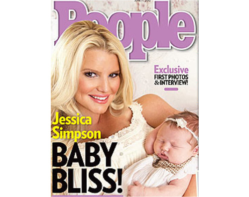 peoplesimpson Jessica Simpson presenta la figlia su People. E incassa solo 800mila dollari.