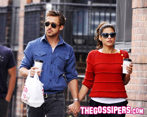 ryan eva  Ryan Gosling mano nella mano con Eva Mendes