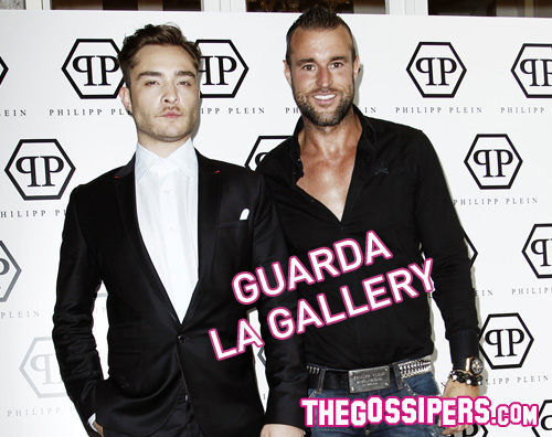 pped Ed Westwick a Milano per Philipp Plein