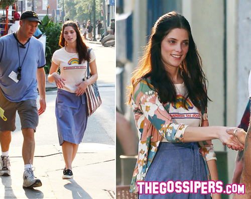 ashley-set ashley set Ashley Greene al lavoro per CBGB