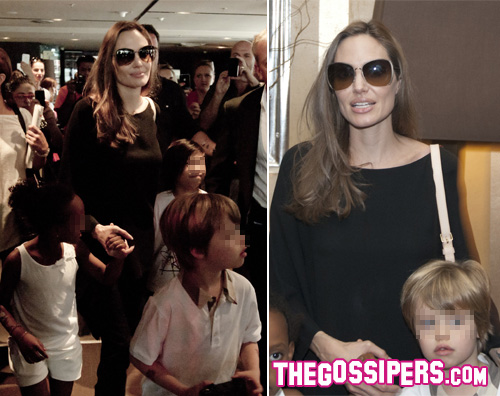 joloie Angelina Jolie atterra a Sarajevo