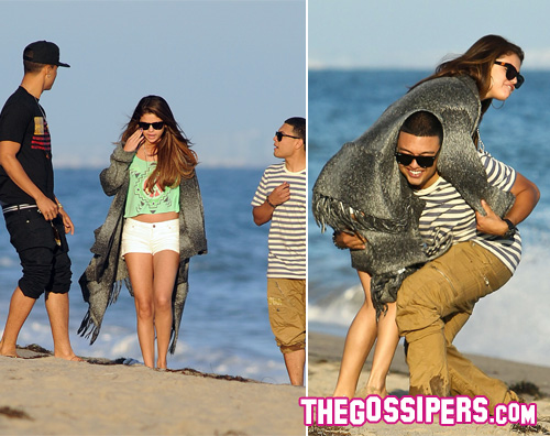 selena amici Party sulla spiaggia per Ashley Tisdale