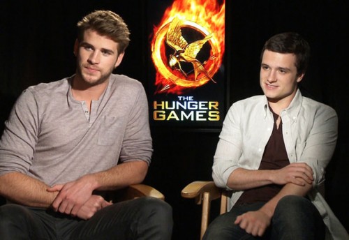 Hutcherson Hemsworth interview   HUNGER GAMES gallery primary 500x344 Josh Hutcherson felice per Liam Hemsworth