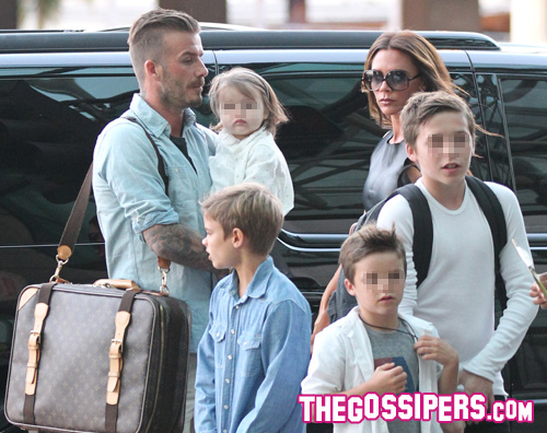 david famiglia Beckham preoccupato per le pressioni sportive sui figli