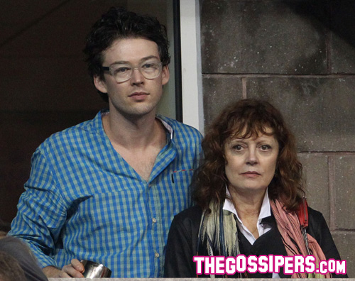 susan2 Susan Sarandon si gode gli US Open con il toyboy