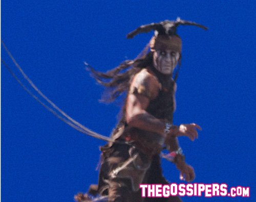 indiano Johnny Depp è un nativo americano per Lone Ranger