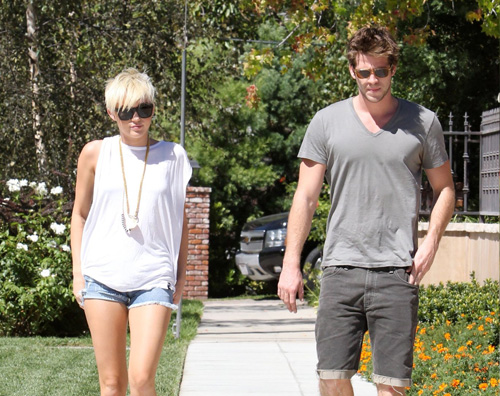 miley liam Miley Cyrus a Pasadena con Liam