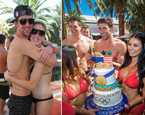 phelps2 Michael Phelps festeggia i suoi successi a Las Vegas