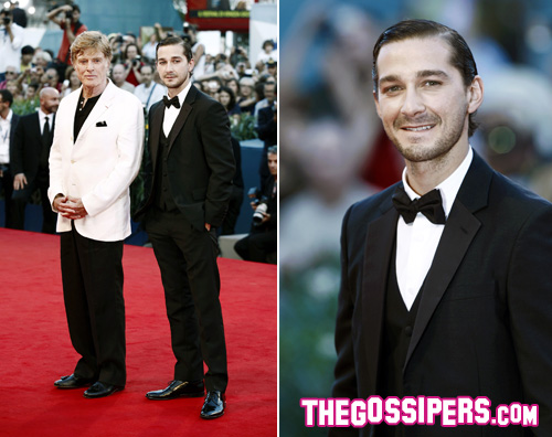 shia shia Venezia 2012: Robert Redford e Shia LaBeouf sul tappeto rosso