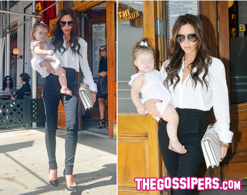vic Victoria Beckham si gode New York con Harper