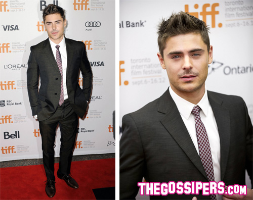 zac TIFF 2012: Zac Efron sul red carpet con Dennis Quaid