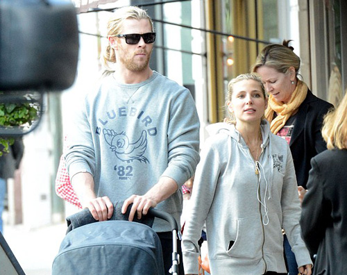 chris moglie Chris Hemsworth tra jogging e famiglia