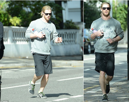 chris2 chris2 Chris Hemsworth tra jogging e famiglia